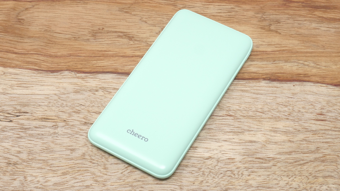 cheero Flat 10000mAh with Power Delivery 18W 大容量 モバイルバッテリー