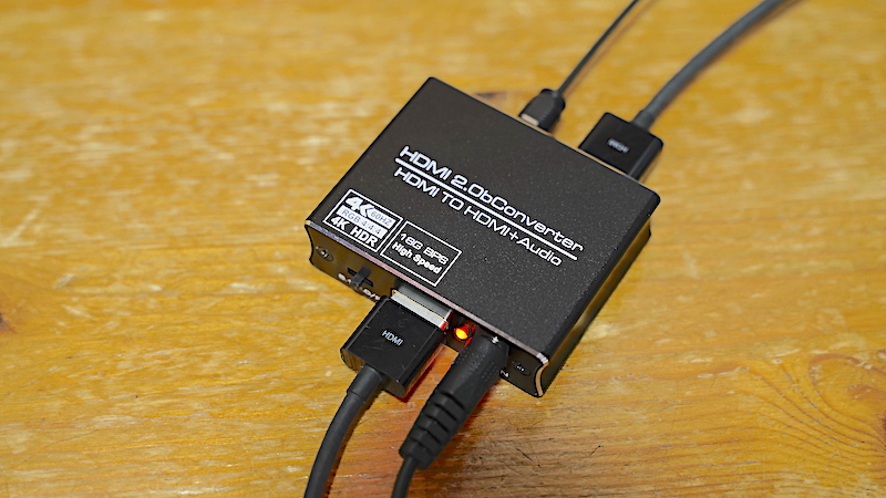 レビュー】昭電 4K 60Hzに対応したHDMI音声分離器（SPDIF + 3.5mm）を試す | REV69.COM